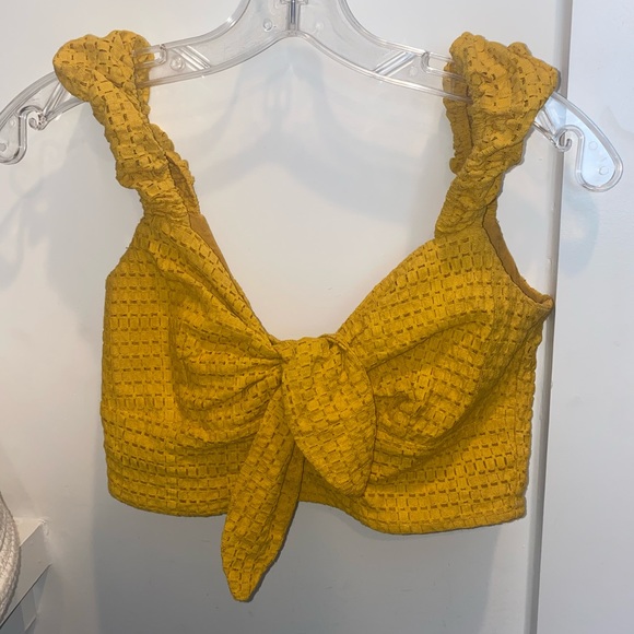 Yellow crop top - Picture 4 of 6